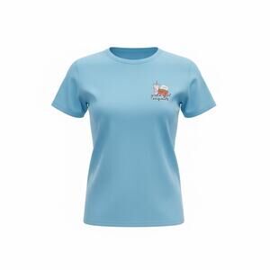 Girlie Girl Originals Youth Blue Graphic T Shirt Chicken Nugget Dippin YM